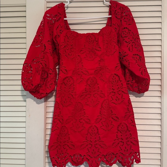 Cara Cara Montauk Cotton Lace Minidress - Picture 11 of 15